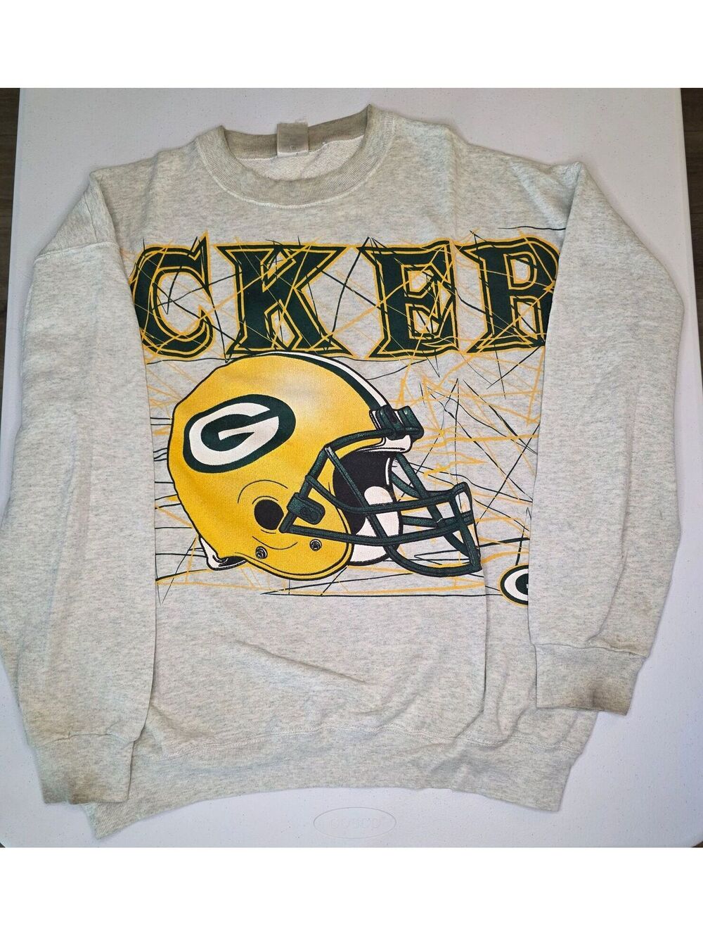 90s NFL Green Bay Packers Spellout Crewneck